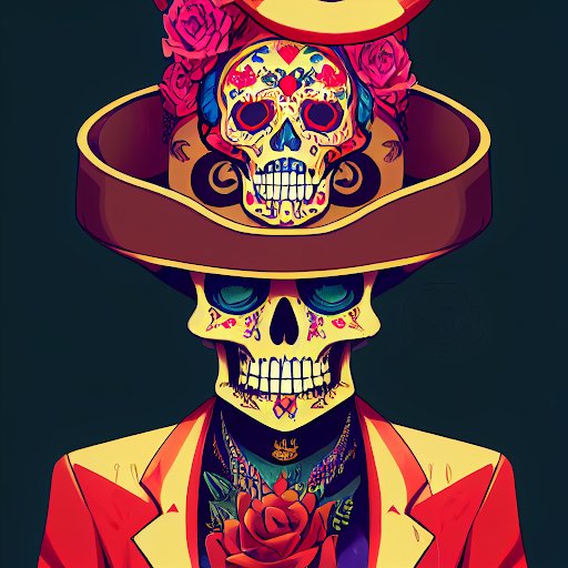 Minted this as a Halloween gift to myself. Love the intricate artwork and also realised there is actual utility that comes with it. 
Mint is still ongoing! 💜💀
<a href="/SocietyCalavera/">The Calavera Society | MINTING NOW</a> <a href="/jmccARThy_AI/">mccARThy</a>