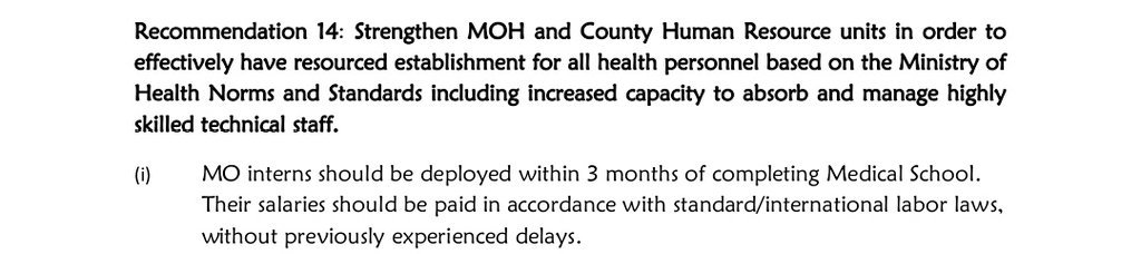 We are not asking for anything out of this world <a href="/MOH_Kenya/">Ministry of Health</a>, we are asking for what is well within our rights. Kenyans need us. 
#PostAndPayMedicalInterns 
#SomebodyTellHealthCS
#KMAYDN

<a href="/MOH_Kenya/">Ministry of Health</a>
<a href="/susan_mochache/">Susan Mochache, CBS</a>
<a href="/kmpdu/">KMPDU</a>
<a href="/KenyaMedics_KMA/">Kenya Medical Association</a>
<a href="/citizentvkenya/">Citizen TV Kenya</a>
<a href="/MSAKE_Kenya/">MSAKE</a>