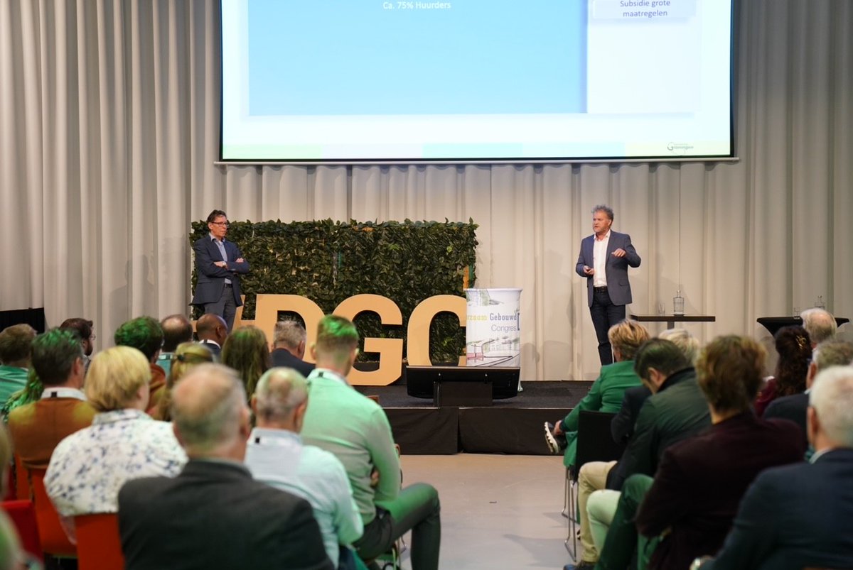 'In de bestaande bebouwing kunnen we enorme slagen maken. De financiering hoeft geen barrière te zijn als je gebruikmaakt van de mogelijkheden.' #dgcongres #klimaatneutraalin2030 #hetkanwel