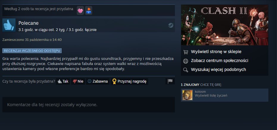 kantallive's tweet photo. Kto normalny pisze takie recenzje? 
Tyle "nagród społeczności", całowania po dupie, wychwalania twórców. 

A fakt smutny:
- konta po kilka gier
- brak avatarów
- ledwo co kot napłakał recenzji
- puste profile (to nie są normalni użytkownicy)

Widziałeś? @KrolMichal https://t.co/spckPhCdK0