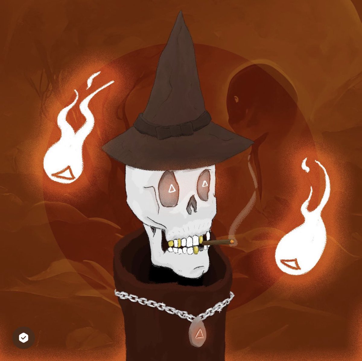 Skull Wizard Arcane University tweet media