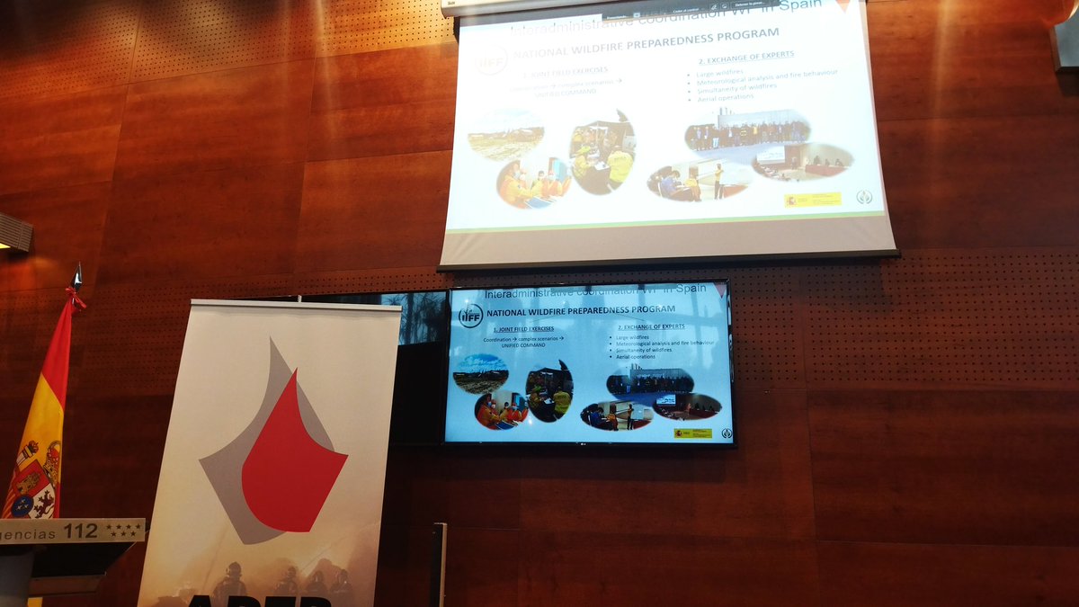 LaurentAlfonso's tweet photo. Angela Iglesias from @mitecogob ๐ช๐ธ presents the Spanish strategy and coordination plan of firefighting ๐ฅ to the assembly of @FEUorg ๐ช๐บ at the @112cmadrid headquarter.
#EuCivPro #FastTeam ๐ฒ๐ณ https://t.co/bpHOYcqOZ5