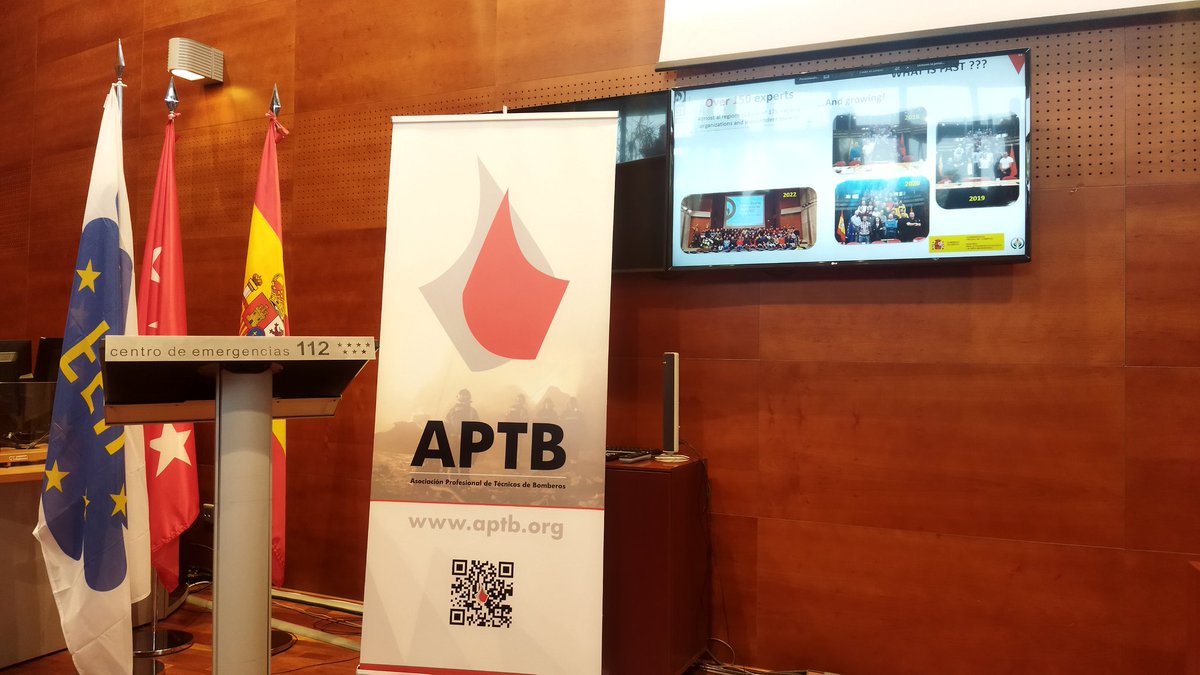 LaurentAlfonso's tweet photo. Angela Iglesias from @mitecogob ๐ช๐ธ presents the Spanish strategy and coordination plan of firefighting ๐ฅ to the assembly of @FEUorg ๐ช๐บ at the @112cmadrid headquarter.
#EuCivPro #FastTeam ๐ฒ๐ณ https://t.co/bpHOYcqOZ5