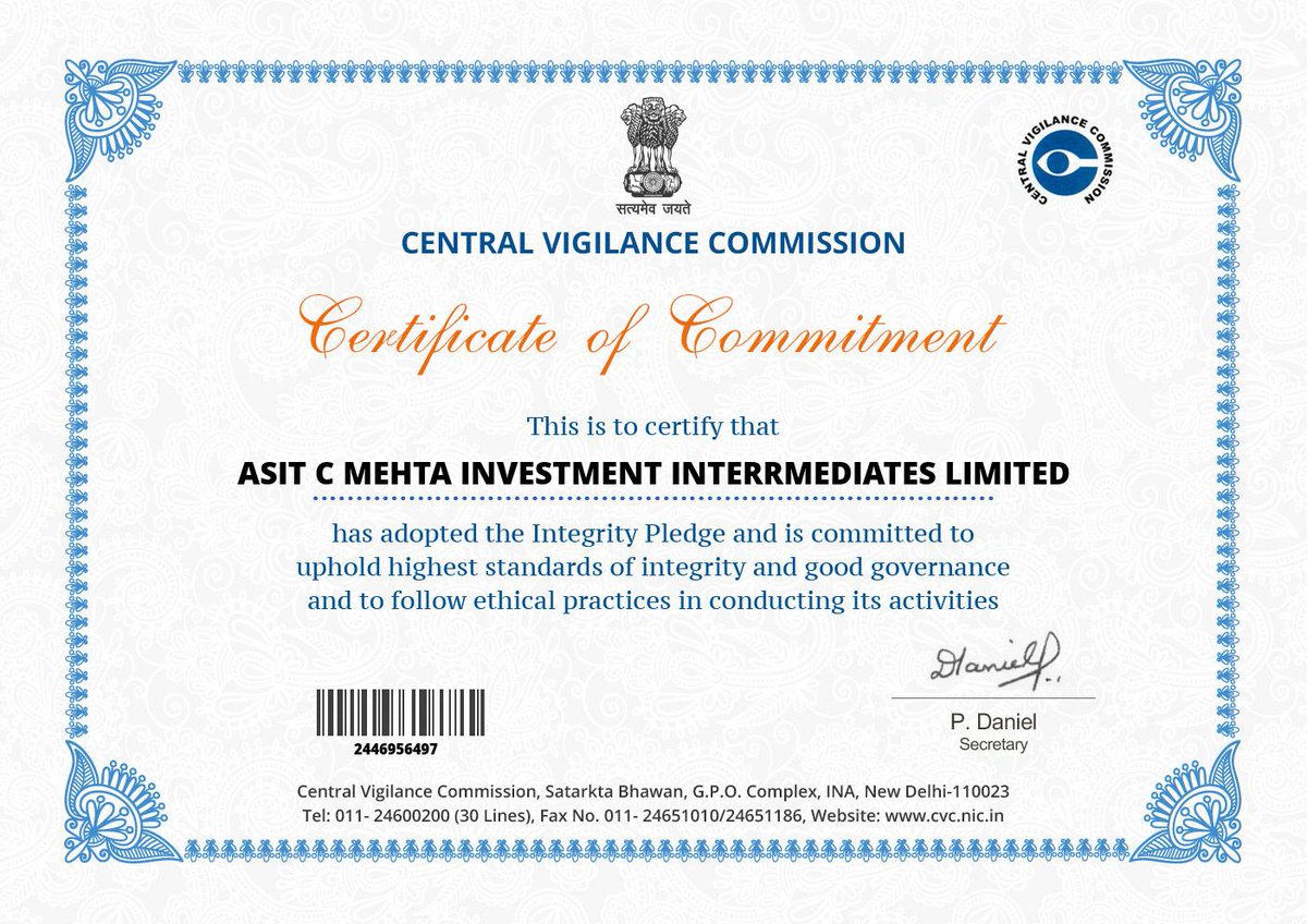 Get_Investmentz's tweet photo. #VigilanceAwarenessWeek for Corruption-free India for a Developed Nation. We took Pledge for good corporate governance and shall adhere to relevant laws, rules, and compliance mechanisms in the conduct of business. 
Take an e-pledge here: https://t.co/LMpjtmUSU9 https://t.co/Wneh7igneQ