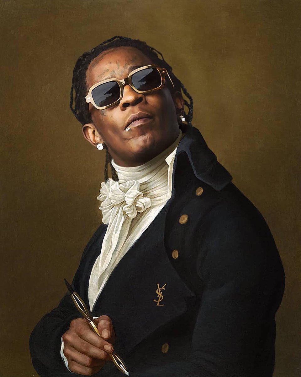 viewsfrance's tweet photo. L’illustrateur français Kyesone transforme des personnalités contemporaines en des peintures de la Renaissance, s’appuyant notamment sur les codes vestimentaires de l’époque 🎨 https://t.co/QY9fC6ibTt
