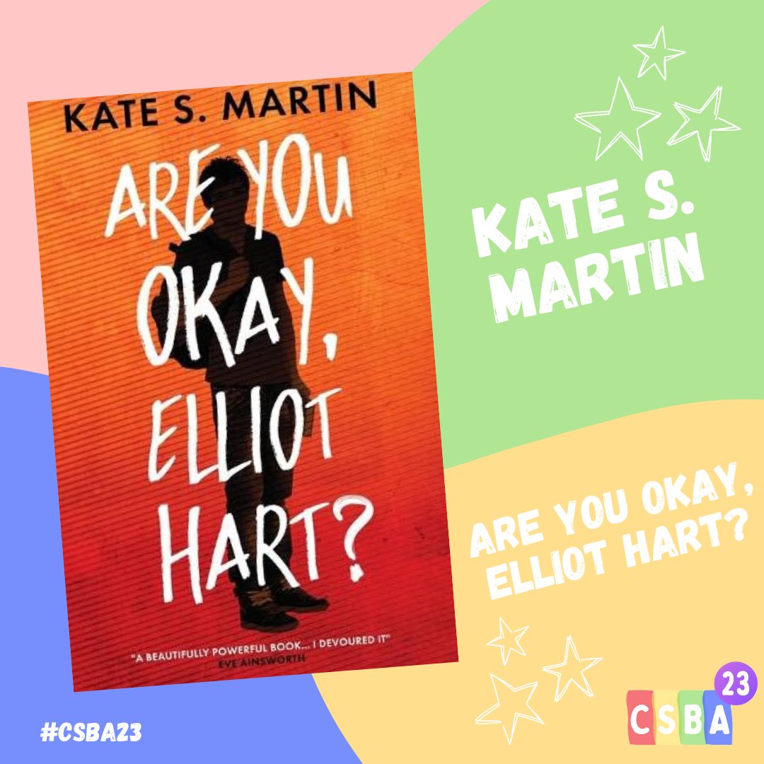 CheshireELS's tweet photo. The first nominee in the older age category of the #CheshireSchoolsBookAward2023 is local author @katemartin100 with her thoughtful and relatable novel #AreYouOkayElliotHart. @CreativeJamesM1 #CSBA23 https://t.co/ZhnluEwz2V