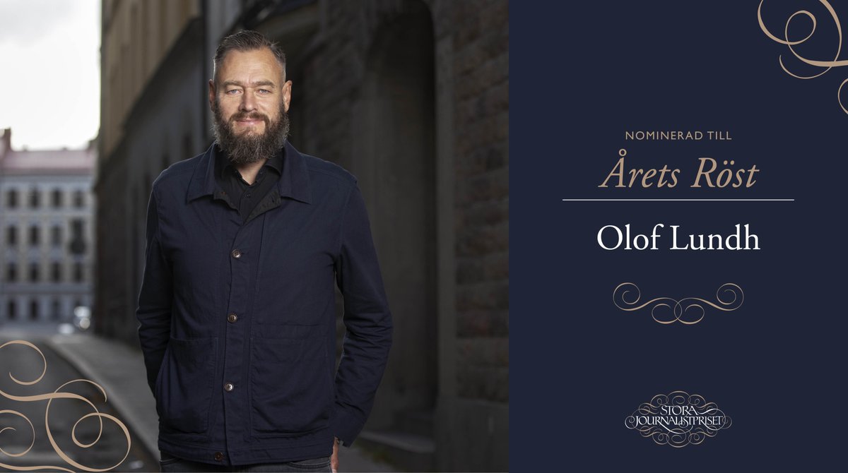 Nominerad till Årets Röst:
@OlofLundh  
"Oförtrutet och djärvt, tar han matchen mot idrottens makthavare och avtäcker den internationella fotbollens blodiga baksidor."