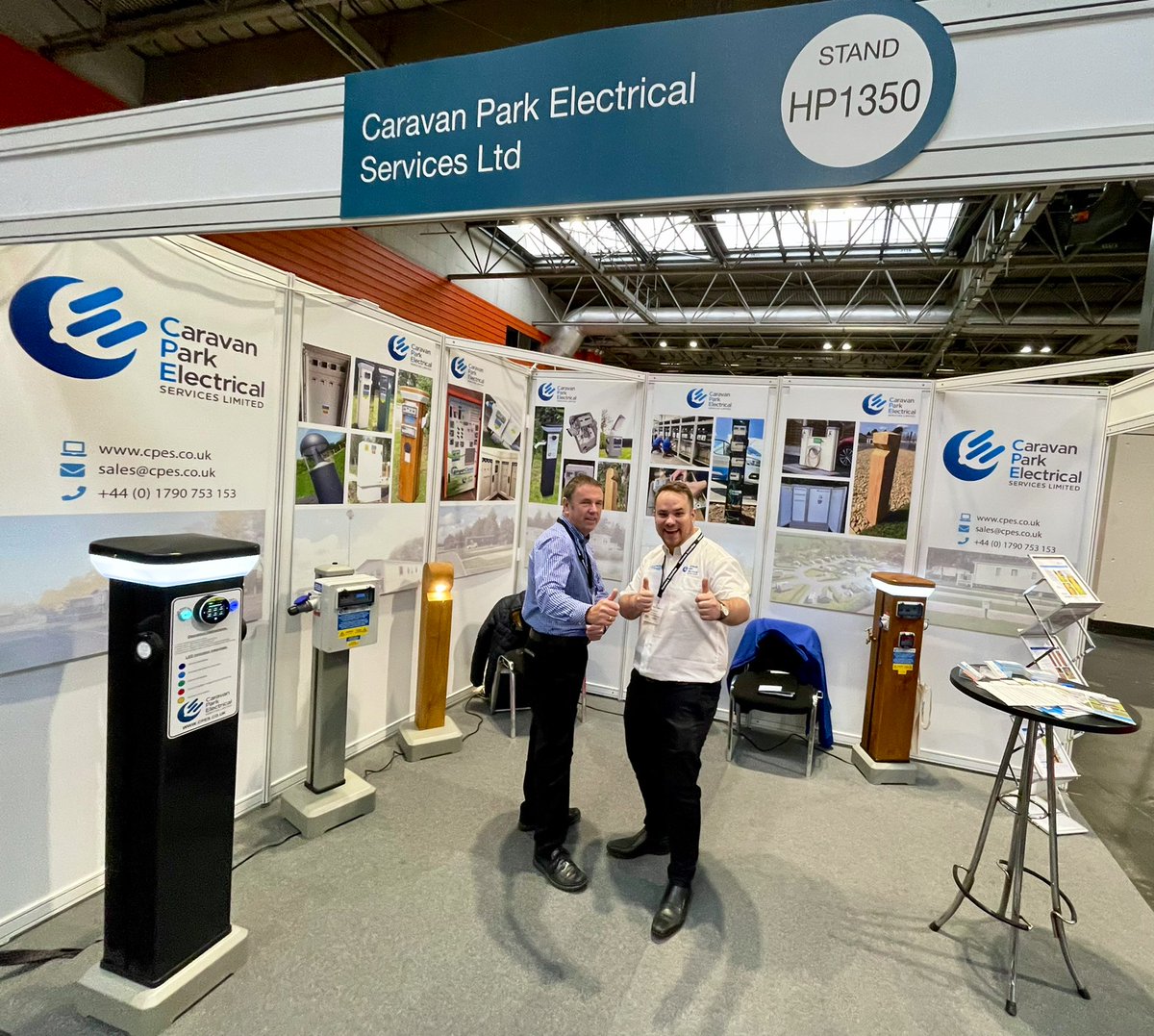 HolParkScene's tweet photo. We always love seeing the team from @CPESuk 
They are on stand HP1350 @HP_Innovation Show today

#holidayparkscene #holidayparkshow #caravanpark #campsite #glamping #landdiversification #farmbusiness https://t.co/qvA8YCGo8n