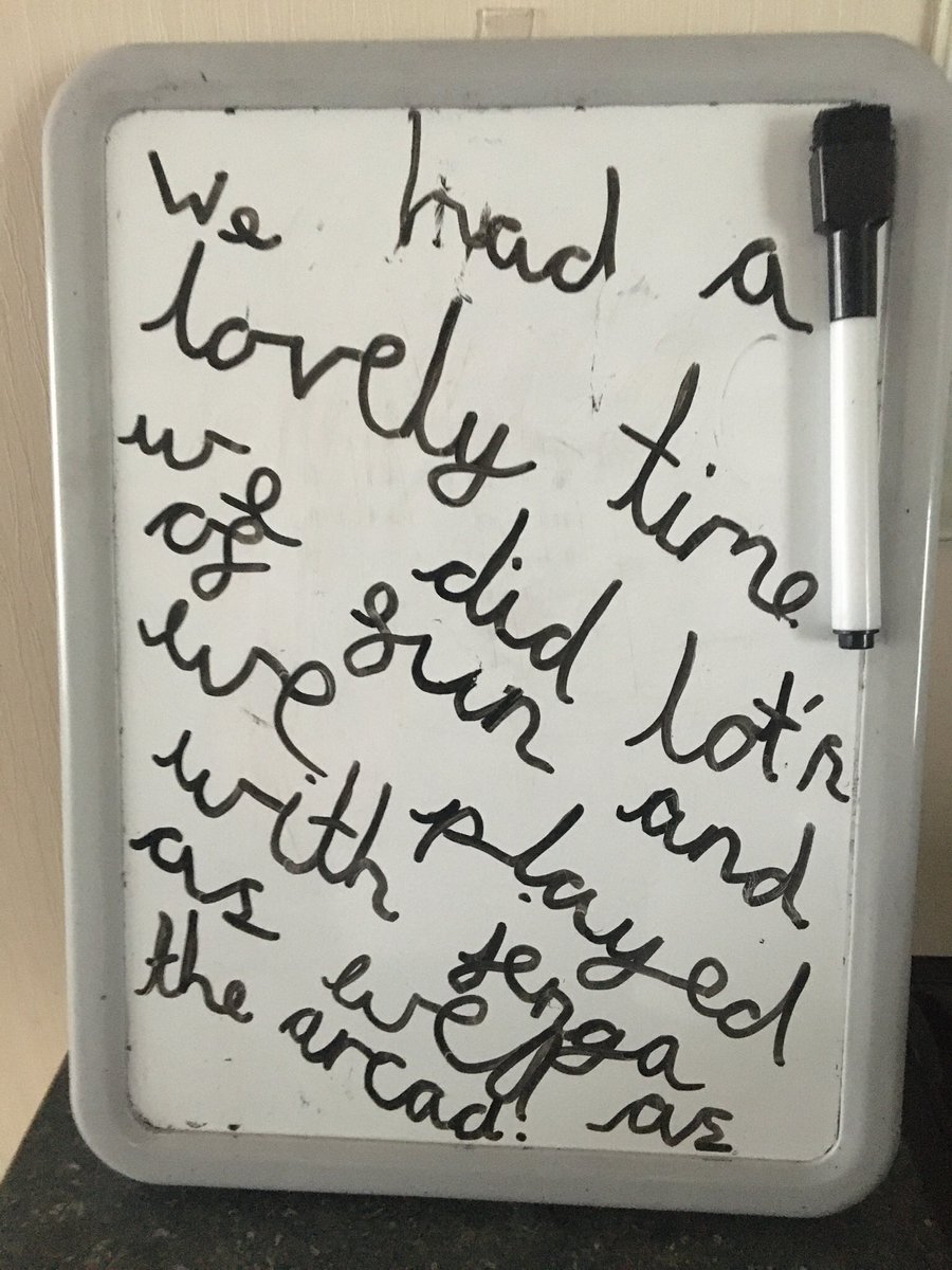 GreenacresLet's tweet photo. Another family that has had a lovely time in our caravan.. thank you. https://t.co/9UzBMYOjaT