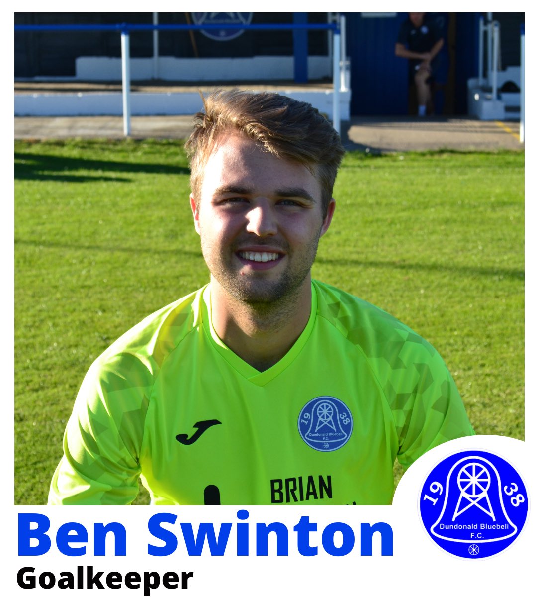 DBFC1938's tweet image. Last nights MOM was Ben Swinton in the 1-1 draw away to Lothian! 🧤🧤

#BlueBell 🔵🔔