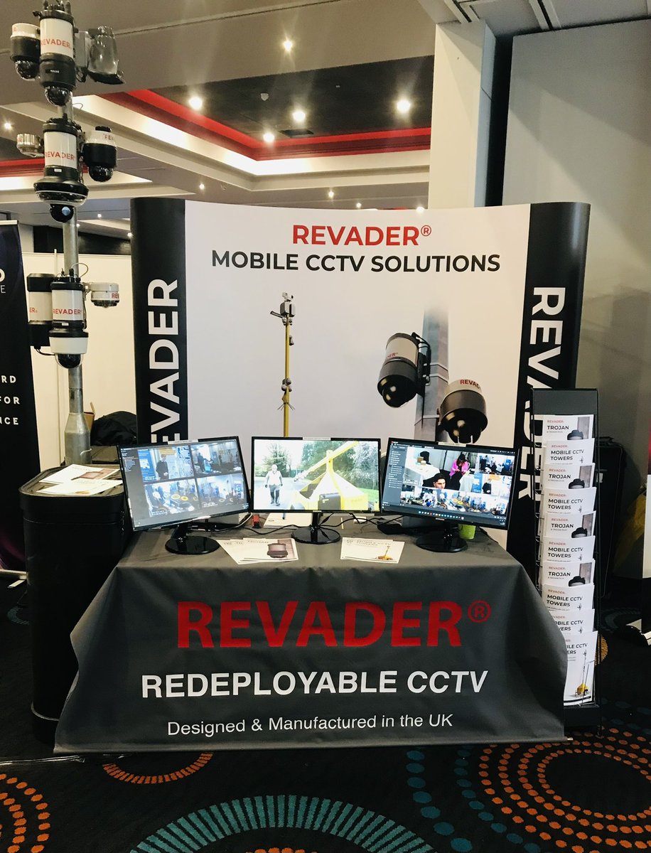 RevaderSecurity's tweet image. We are back at ST22 today at Heathrow, demonstrating our full range of mobile CCTV solutions. @SECURITYTWENTY