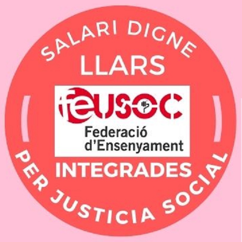EnsenyamentUSOC's tweet photo. Perquè les treballadores de les llars integrades de les escoles concertades ja tenim uns salaris prou baixos, demanem un increment salarial digne per a aquest any 2022.
#SalarisDignes
https://t.co/qcbAtFFQPl https://t.co/9Rn8QB8S7J