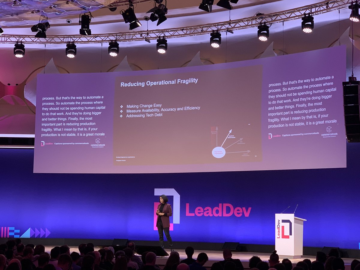 roig_albert's tweet photo. Excellent talk about Scaling engineering organizations in #LeadDevBerlin by @smhanda @DocplannerTech https://t.co/qhLAARTMKi