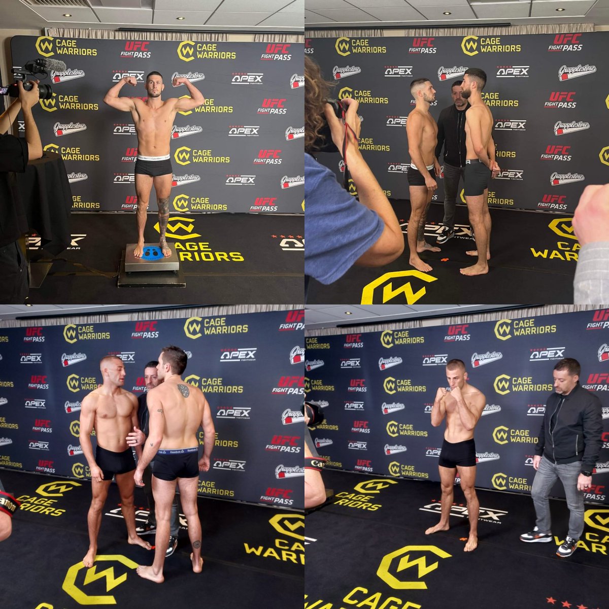 "The race is long, but in the end it is only with yourself"
Josh Reed and Oban Elliott both make weight.