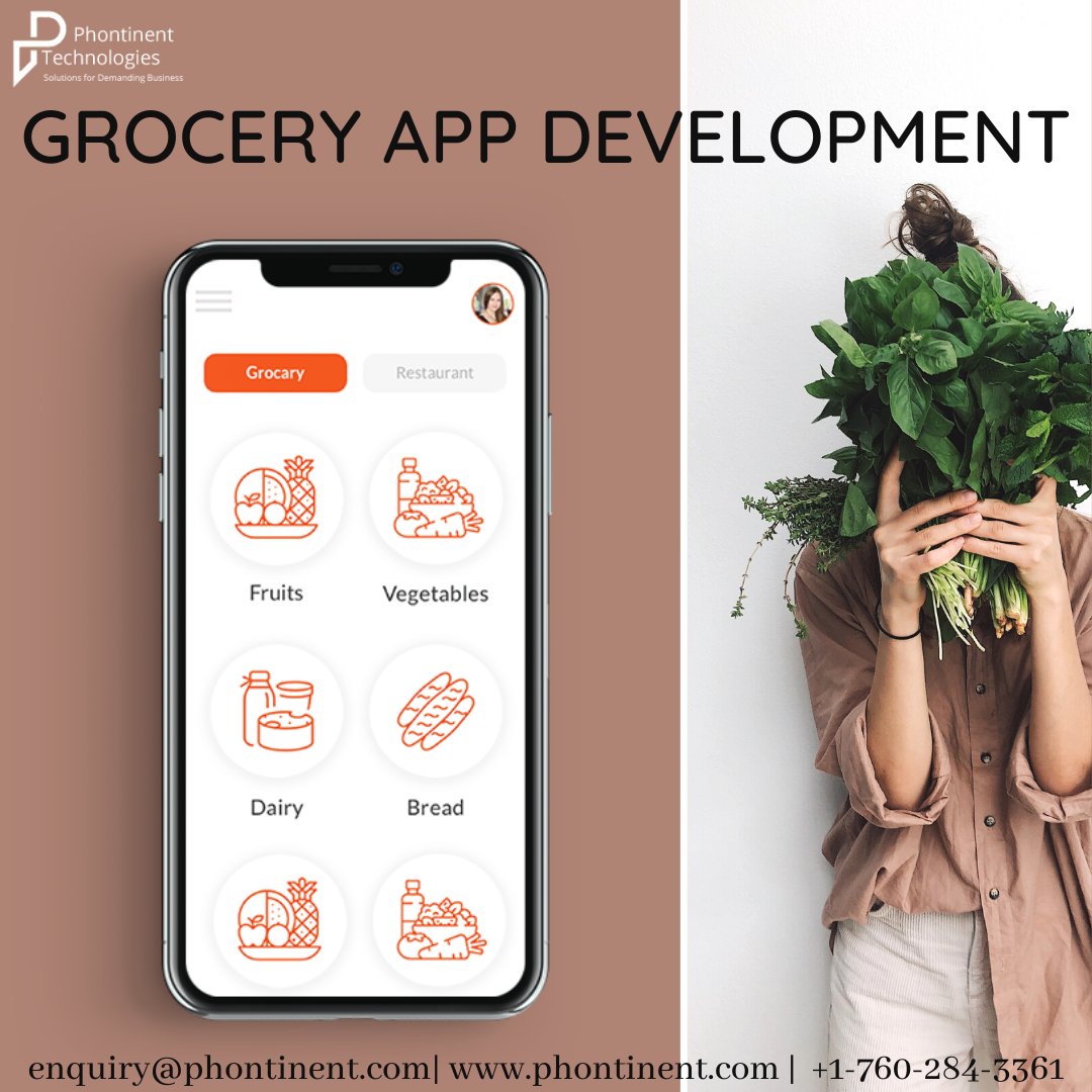 PhontinentTech's tweet photo. Look no further than Phontinent Technologies! We are a leading provider of mobile app development services. We understand the unique needs of the grocery industry, and we will work with you to create an app that meets those needs. 

https://t.co/E0wOmKu2R0 https://t.co/xJ07Hni0D9