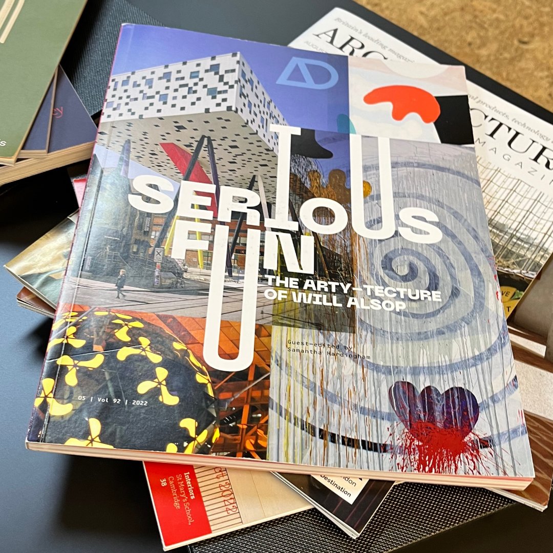 ALLDesign1's tweet image. .@AD_books has celebrated Will Alsop through a series of contributions from family, friends and colleagues - including Marcos who has shared his thoughts on the legacy of aLL Design.⁠ 
Find &apos;Serious Fun: The Arty-Tecture of Will Alsop&apos; at: wiley.com/en-gb/Serious+…)