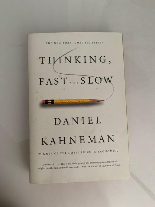 rialpdots's tweet photo. 12 books that will teach you more than 10 years of life experience:

1.)  Thinking, fast and slow https://t.co/l8EwE1E2Q4