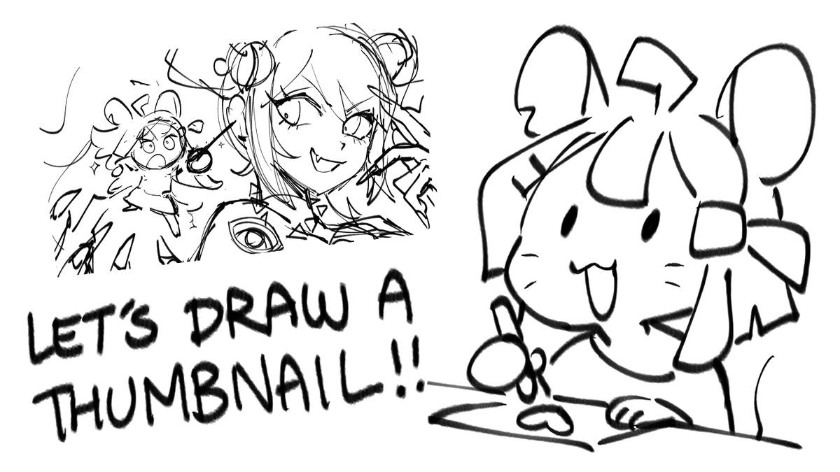 hiya... gonna stream a bit.. chill and chat... drawing a thumbnail... yeahhh 
https://t.co/GZbms949vL 