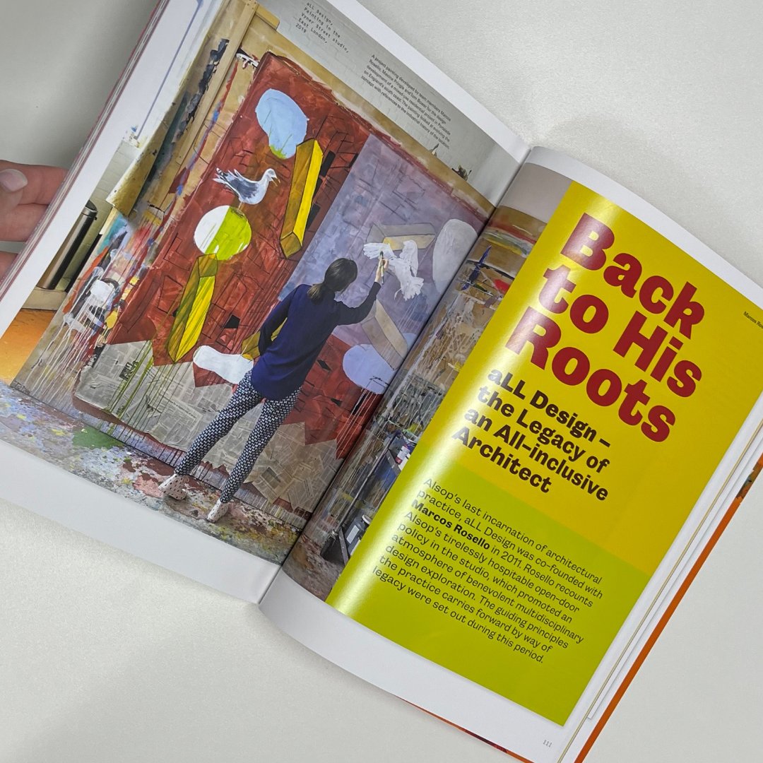 ALLDesign1's tweet image. .@AD_books has celebrated Will Alsop through a series of contributions from family, friends and colleagues - including Marcos who has shared his thoughts on the legacy of aLL Design.⁠ 
Find &apos;Serious Fun: The Arty-Tecture of Will Alsop&apos; at: wiley.com/en-gb/Serious+…)