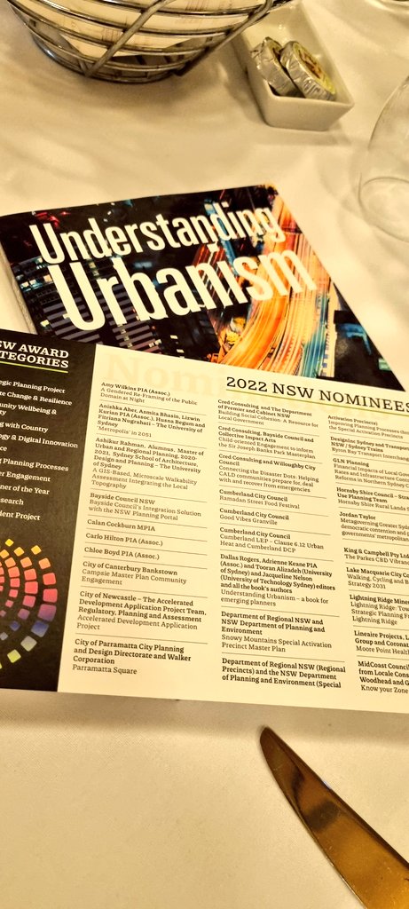 DallasRogers101's tweet photo. @Sydney_Arch takes out two @pia_planning awards tonight 

*Planning Research Award* goes to Understanding Urbanism awards @DrTooran @DrAdrienneKeane @J5_Nelson and all the authors https://t.co/gZAzILRwF6