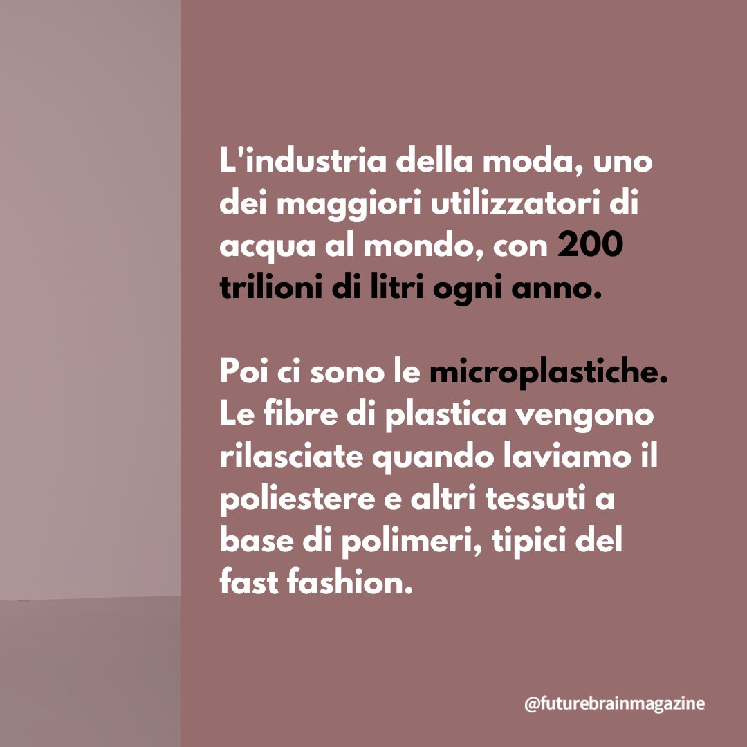 FutureBrain3's tweet photo. 2| Chiederci se quel capo nuovo ci serve davvero; spendere un po' di più per un capo che DURA di più nel tempo; vendere e acquistare capi di #secondamano; prediligere tessuti #green ed #ecofriendly... https://t.co/U2RFRgzQHX