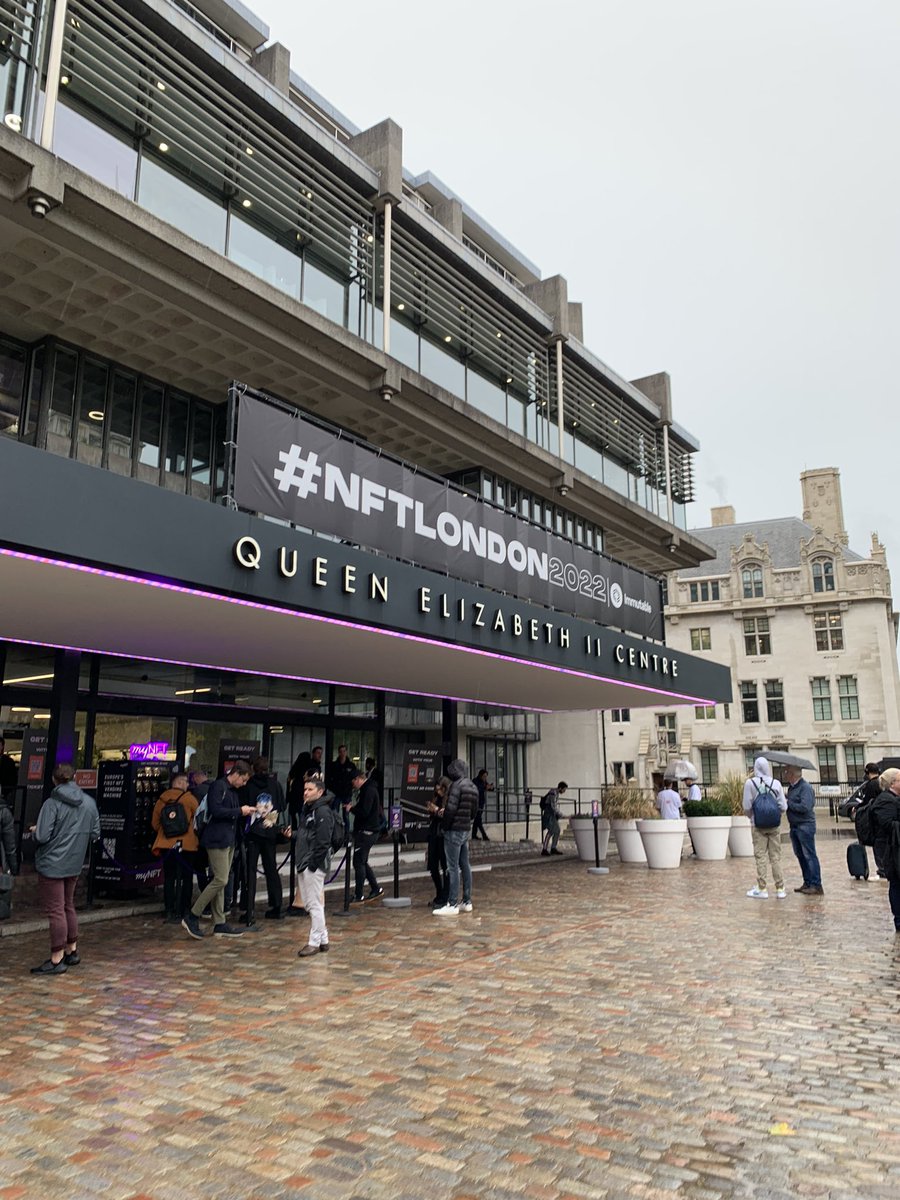 flobby's tweet photo. Just arrived at #NFTLondon2022. Talk to me if you want to know more about @bowlineapp #nft https://t.co/ogMRu1xPnD