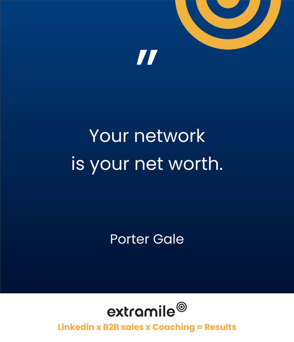 ExtraMile_ME's tweet photo. Are you putting enough effort into building your network?

#networking #linkedin #b2b #middleeast https://t.co/tktEmLJ2ou