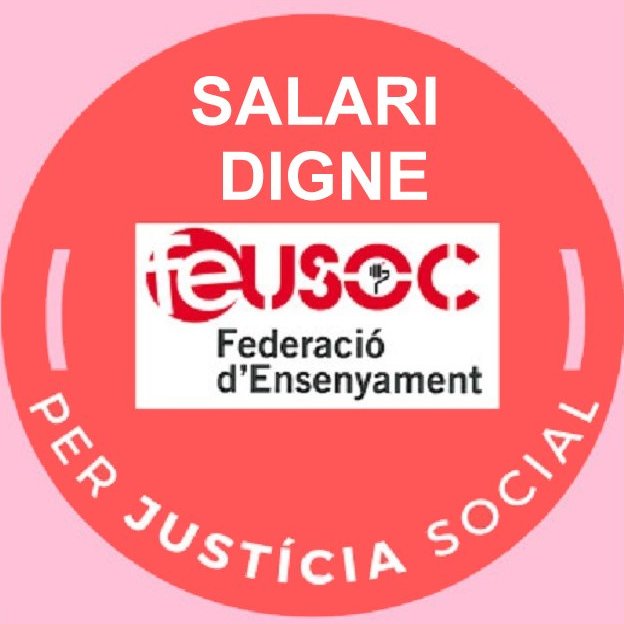 EnsenyamentUSOC's tweet photo. El Personal d’Administració i Serveis i el dels nivells no concertats de les escoles concertades encara no tenim cap increment salarial per a aquest any 2022.
No és just!
#SalarisDignes 
https://t.co/qcbAtFFQPl https://t.co/O3H8oPRHiJ