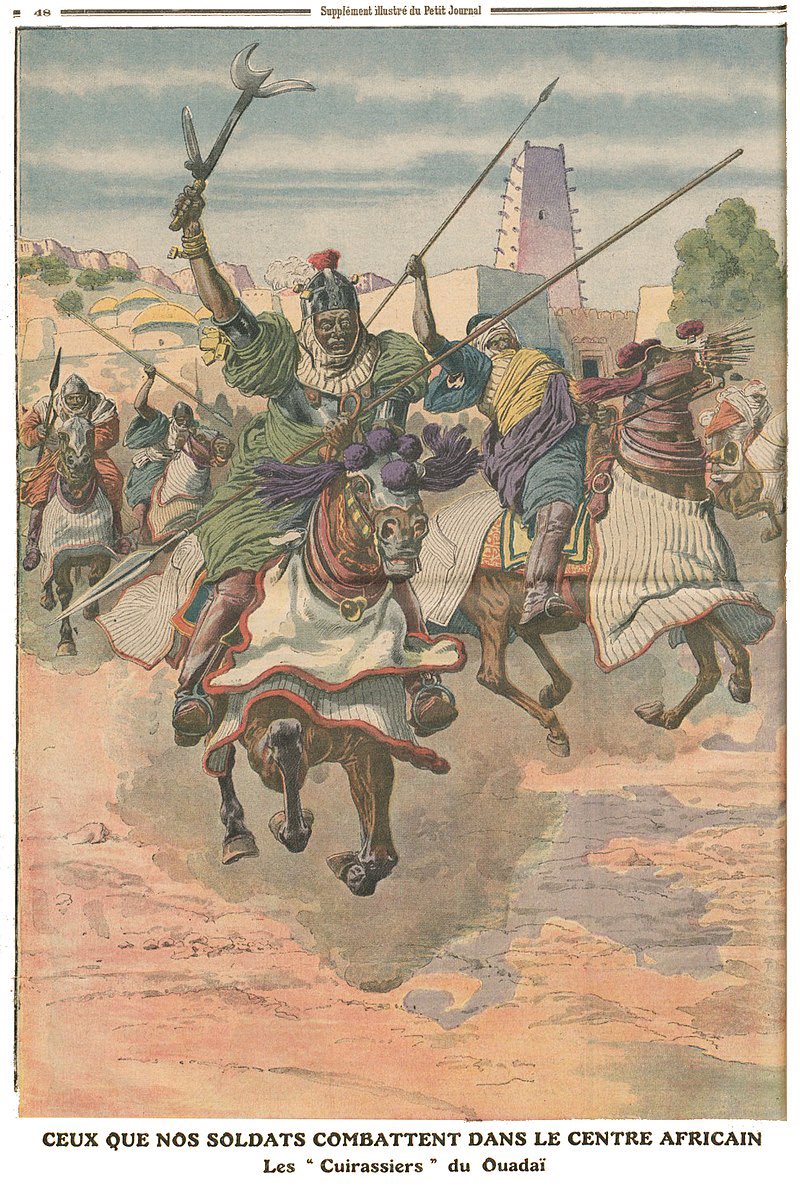 ①ワダイ帝国
チャド東部にあった国。19世紀、サハラ交易から利益を獲得し、勢力を拡大していった。ダルフールとよく戦争してたらしい。
植民地化の波には抗えず、20世紀のワダイ戦争でフランスに植民地化され滅亡する。
後にフランスの下で再興され、現在でもワダイのスルタンがチャドにいるらしい。 