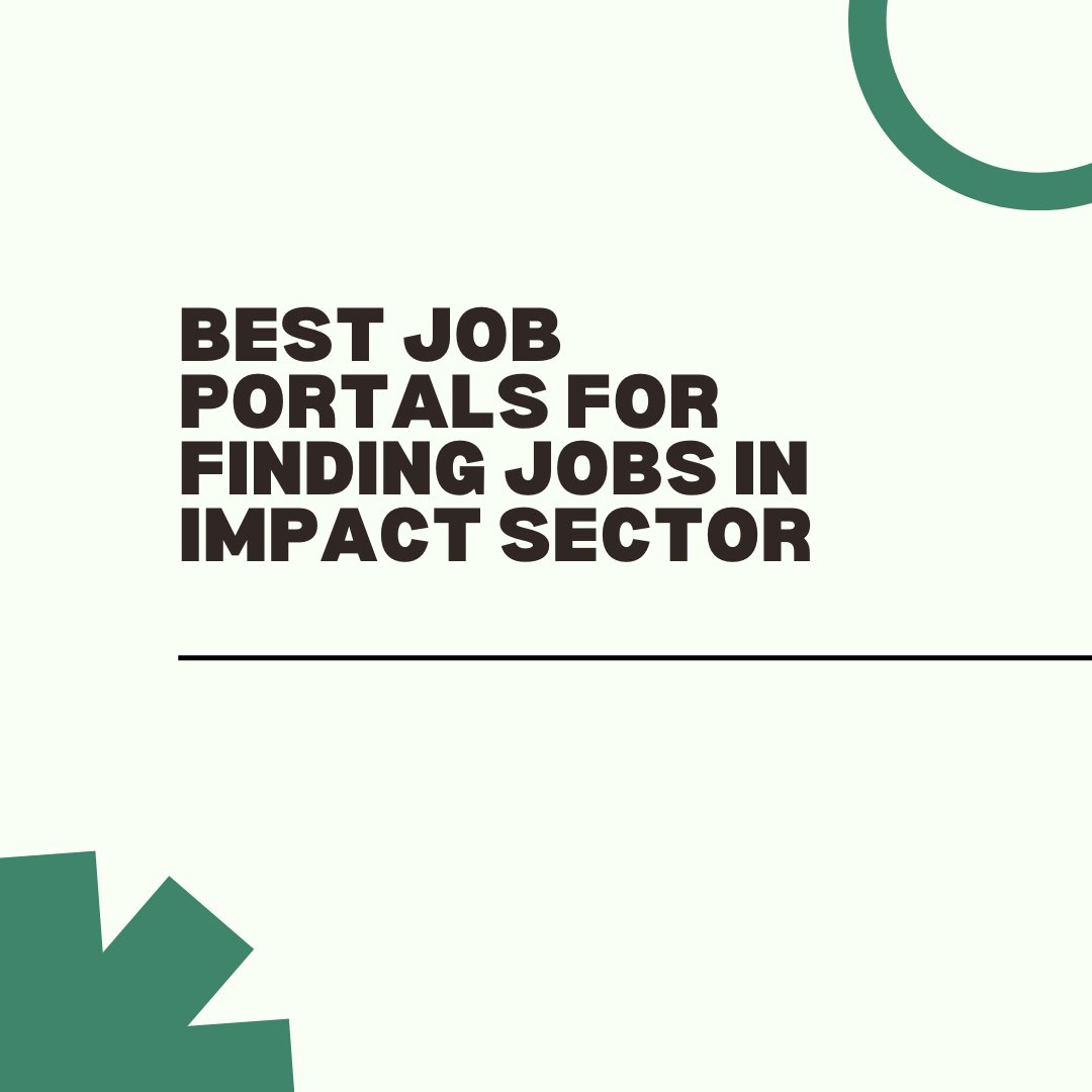 ArthanCareers's tweet image. Early career professionals are looking to transition or explore the impact sector as an exciting space to build their careers. 

To know more about job portals in impact space, read our blog zcu.io/8rDV. 

#impactsector #jobportals #developmentprofessionals