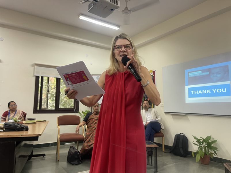 'World’s largest vaccine drive has made one thing quite clear – that neither vaccines nor the end of this pandemic as a public health emergency will come about from infrastructure alone- Cynthia Mccaffrey, @UNICEFIndiaRep at #CSBC workshop for universities #BehaviourChange A🧵