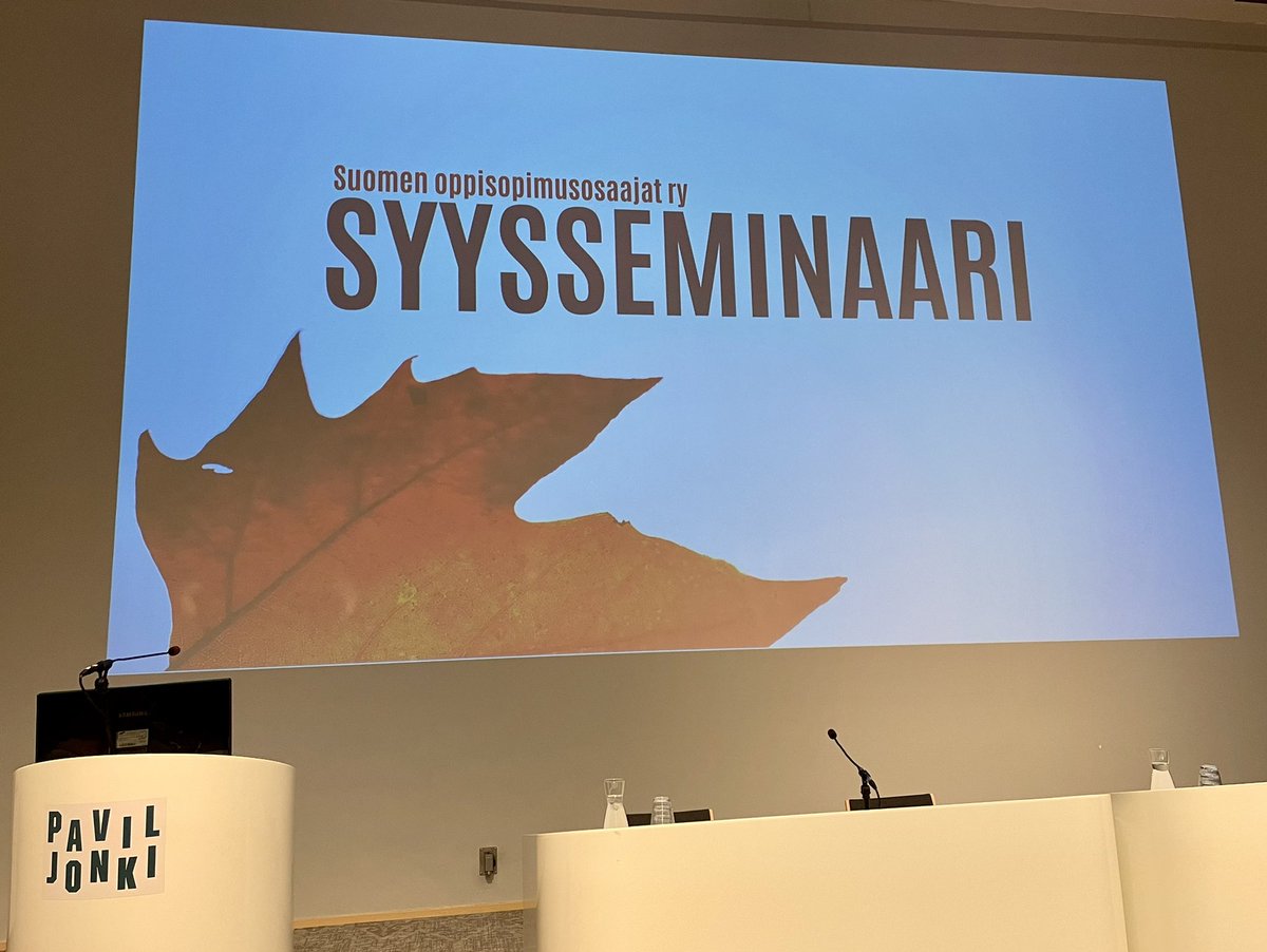 Suomen Oppisopimusosaajien syysseminaari alkamassa. Mahtavaa tavata livenä oppisopimusosaajia ja seminaarin ohjelmakin täyttä timanttia. 💎#oppisopimus #ammatillinenkoulutus #opsory2022 #oppisopimusosaajat