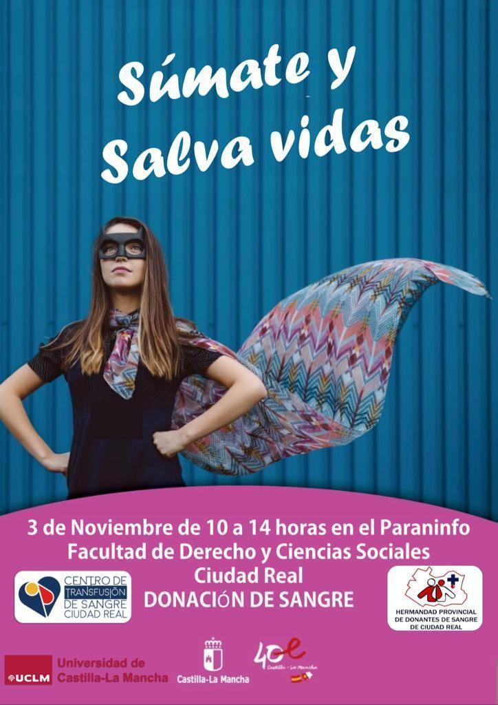 Si donas sangre, donas vida. Un pequeño gesto para ti, una vida para los que más lo necesitan. ¡Te esperamos hoy en el hall del Paraninfo de nuestra Facultad de 10hs a 14hs! ❤️💪