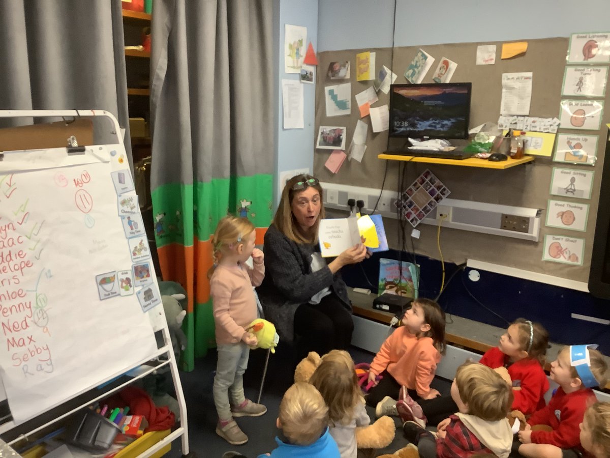 Our Teddy Bear’s picnic has an international feel! One Nursery superstar has brought a Spanish teddy and accompanying book in to show. Luckily Mrs Kono speaks many languages and she is reading the story. So exciting! <a href="/BrookburnP/">Brookburn Primary</a>