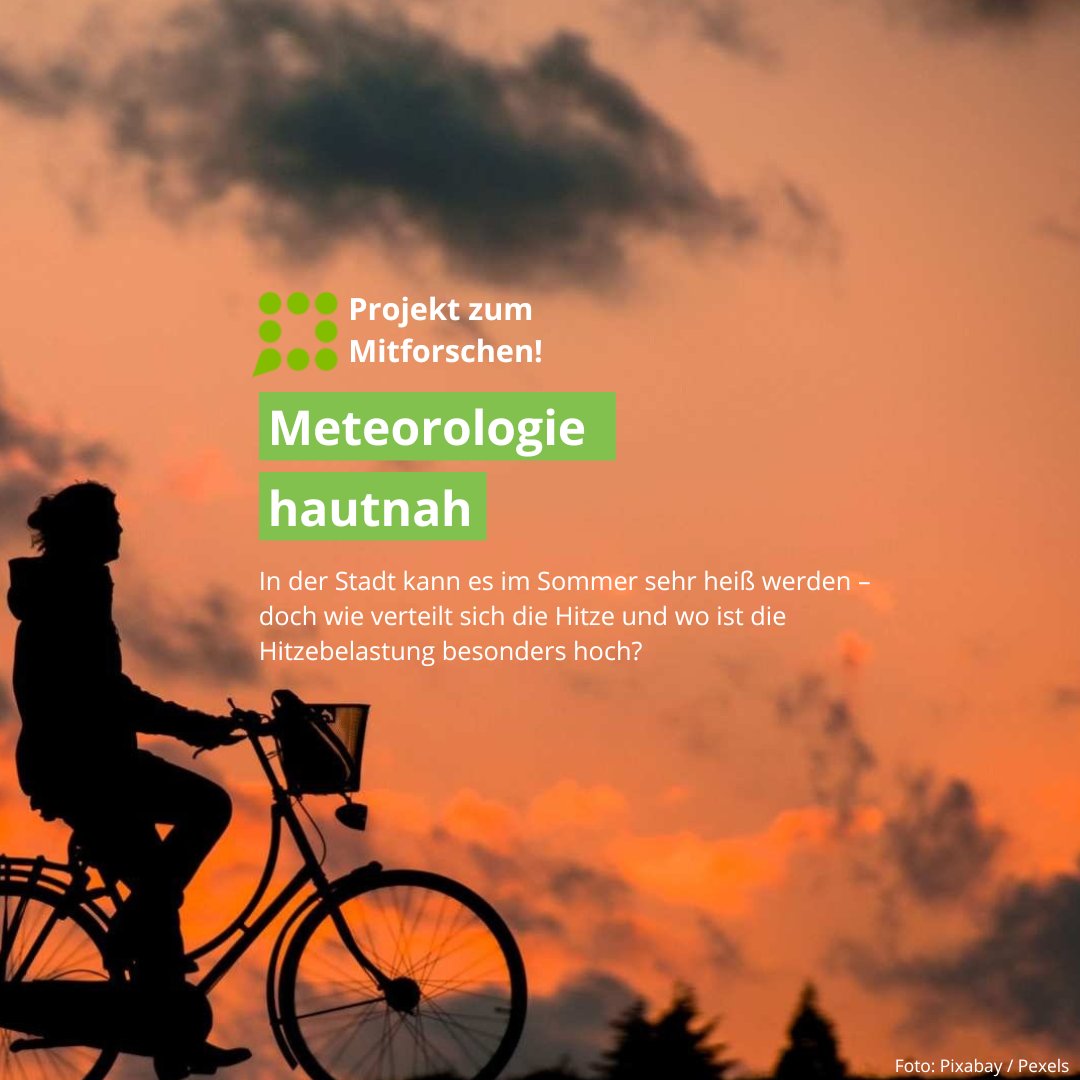 mit:forschen! Gemeinsam Wissen schaffen (@mitforschen) on Twitter photo Im #CitizenScience-Projekt <a href="/MeteoHautnah/">Meteorologie hautnah</a> haben Pendler*innen in #Leipzig diesen Sommer Wetterdaten zum Stadtklima aufgezeichnet. Die gewonnenen Daten sollen dabei helfen, stadtplanerische Maßnahmen zur Reduzierung der Hitzebelastung zu entwickeln. #HSW22 buergerschaffenwissen.de/projekt/meteor… Im #CitizenScience-Projekt <a href="/MeteoHautnah/">Meteorologie hautnah</a> haben Pendler*innen in #Leipzig diesen Sommer Wetterdaten zum Stadtklima aufgezeichnet. Die gewonnenen Daten sollen dabei helfen, stadtplanerische Maßnahmen zur Reduzierung der Hitzebelastung zu entwickeln. #HSW22 buergerschaffenwissen.de/projekt/meteor…