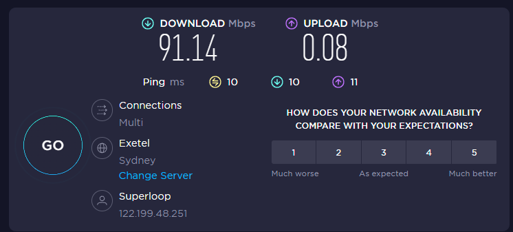 _kelvinlee's tweet photo. #nbnoutage at #kensingtonnsw, I have practically no upload speed  @superloopnet @NBN_Australia https://t.co/kQmTn66WtM