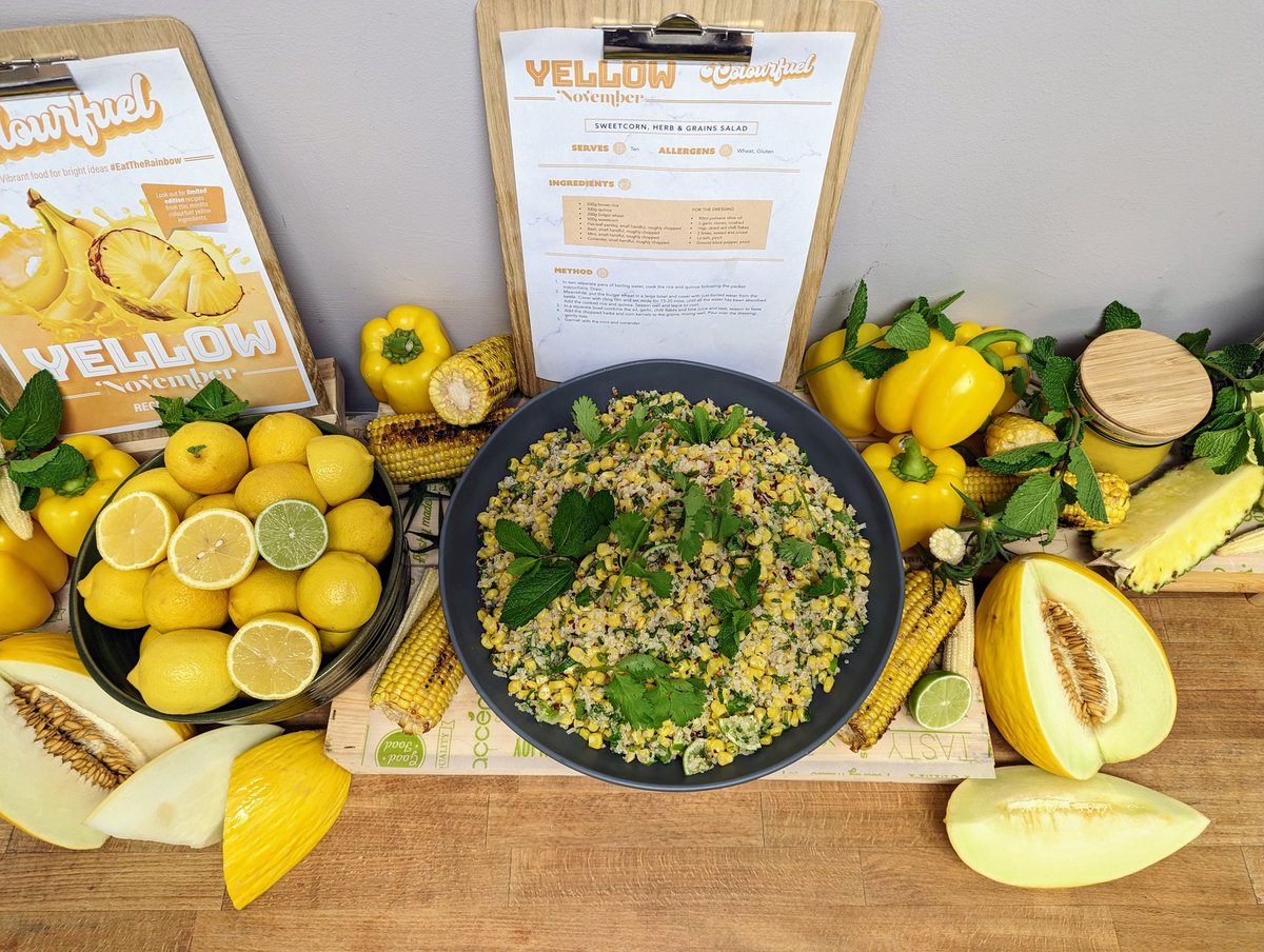 Celebrating all things Yellow this month with our nutritionist <a href="/ACNutritionist/">ACNutritionist</a> and some great recipes. Sweetcorn is taking the glory today in a fresh and vibrant salad packed with flavour 👏🏻.
<a href="/AccentCatering/">Accent Catering</a> <a href="/PaulMerryChef/">Paul Merry</a> <a href="/HarmanPip/">Ian Harman</a> <a href="/Someboysmum/">Jayne Day</a>
