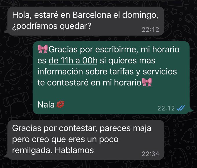 Asi sois algunos de GILIPOLLAS :)  Remilgada por?  Por dormir de noche? https://t.co/bQXHsJY4ua