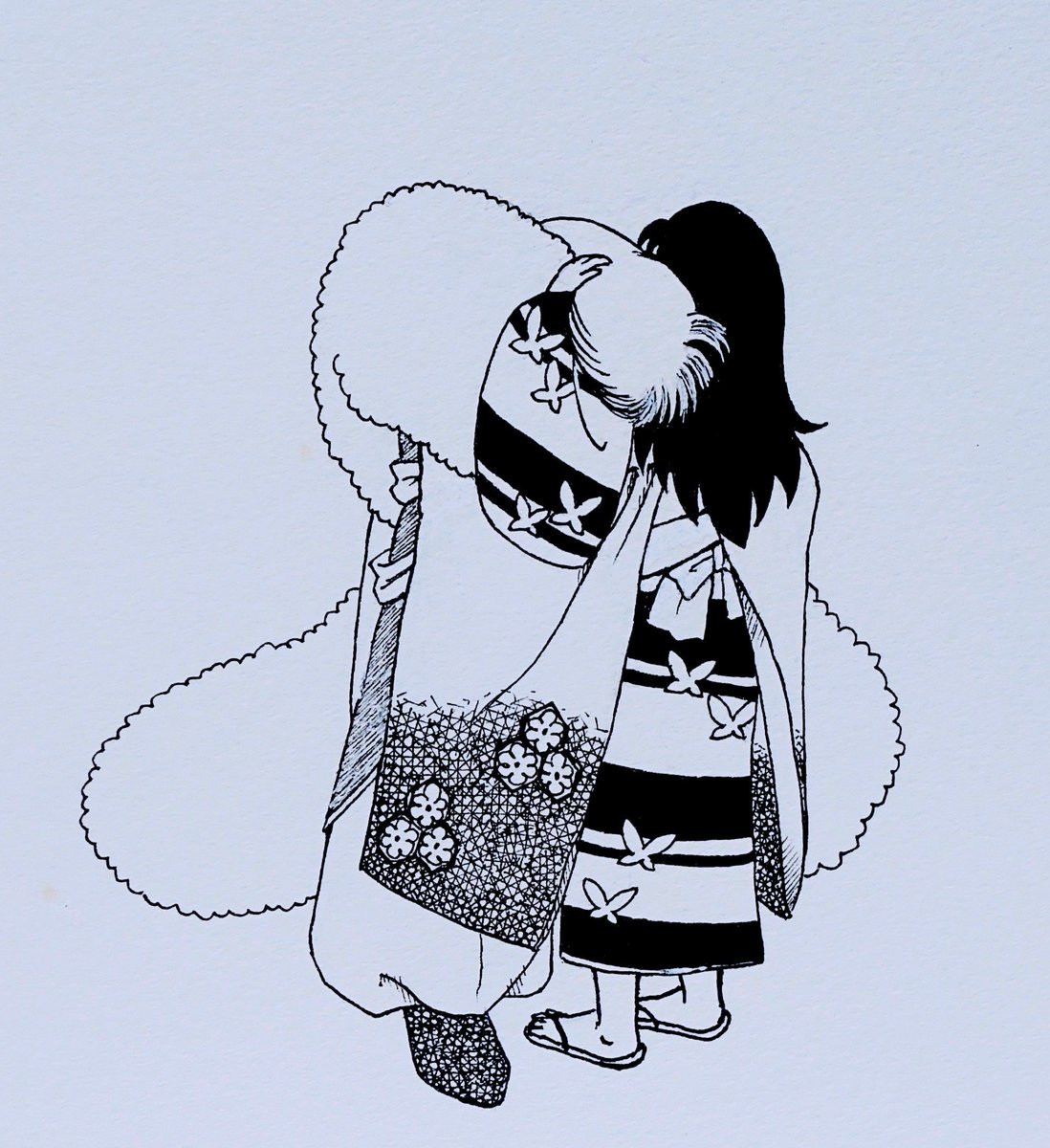 ㉕新婚さん
newly married couple

新妻に甘える夫(…新夫？)✨