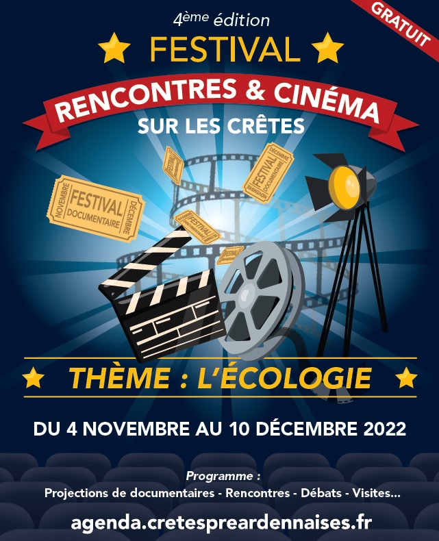 doc_ADT_08's tweet photo. Festival Rencontres &amp; Cinéma sur les Crêtes
La Com Com Crêtes Préardennaises, en partenariat avec le réseau Lecture Publique propose la 4ème édition du Festival, qui aura pour thème : l’écologie. Il se déroulera du 4 novembre au 10 décembre 2022.
03 24 36 05 60 – 06 81 94 33 02 https://t.co/t83cRViHhv