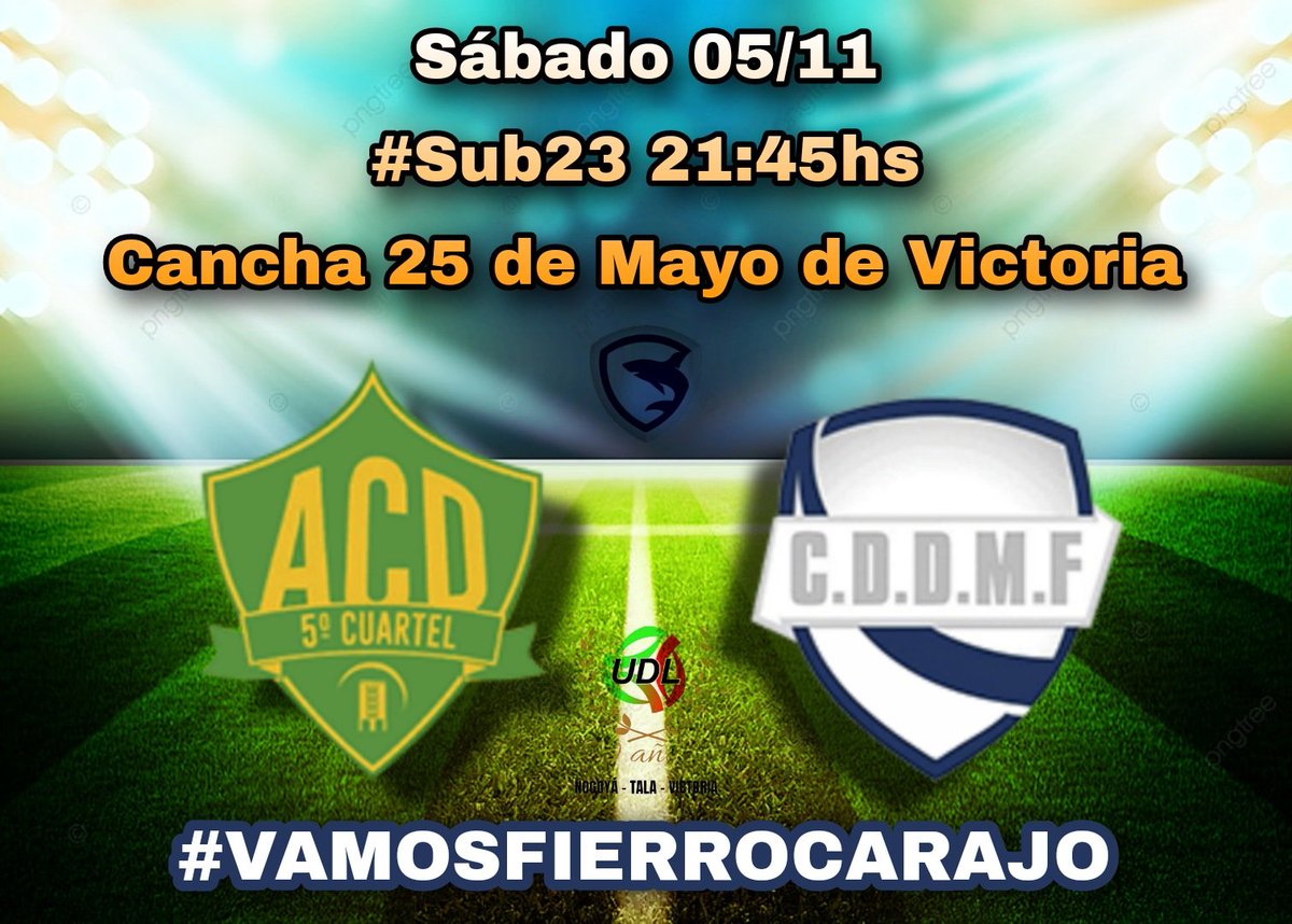 CDDMF's tweet photo. #SUB23

#UDL10aniversario #Clausura2022 #CuartosDeFinal #Ida

Sábado 05/11

5to Cuartel vs Martín Fierro

🕘21:45hs #sub23 

🏟️ Cancha 25 de Mayo (Victoria) 

#VAMOSFIERROCARAJO ⚽🦈⚪💙⚪💪

#somoslaciudad  #ElSabadoCuesteLoQueCueste #TodosaVictoria #Maciá #entrerios https://t.co/mykiPRvG1q