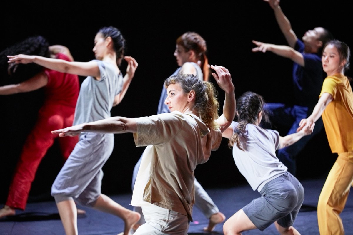 IWorldAcademy's tweet photo. Our 9 MA Contemporary Dance students performing at the @IADMS conference @UCHLimerick. They performed rep from "12 Minute Dances" by @LizRocheCompany. They are currently working with @luciakickham &amp; preparing for their exam performance on 17 Nov at 1pm. 

@UL @ResearchArtsUL https://t.co/vmcg9G5TLv