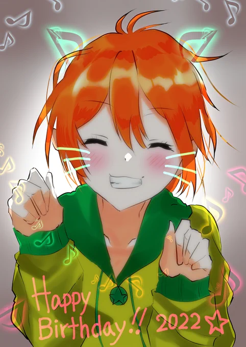 遅れたけどリンちゃんはぴば!!楠木さんへエールの気持ちを添えて#星空凛生誕祭2022 #星空凛誕生祭2022 #lovelive 