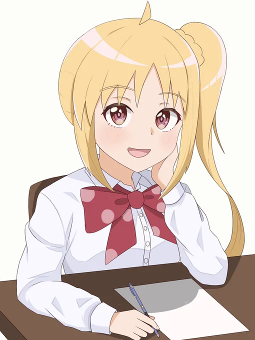 虹夏ちゃん 授業中にふと目が合いたい。来世に期待しよう。  #ぼっち・ざ・ろっく