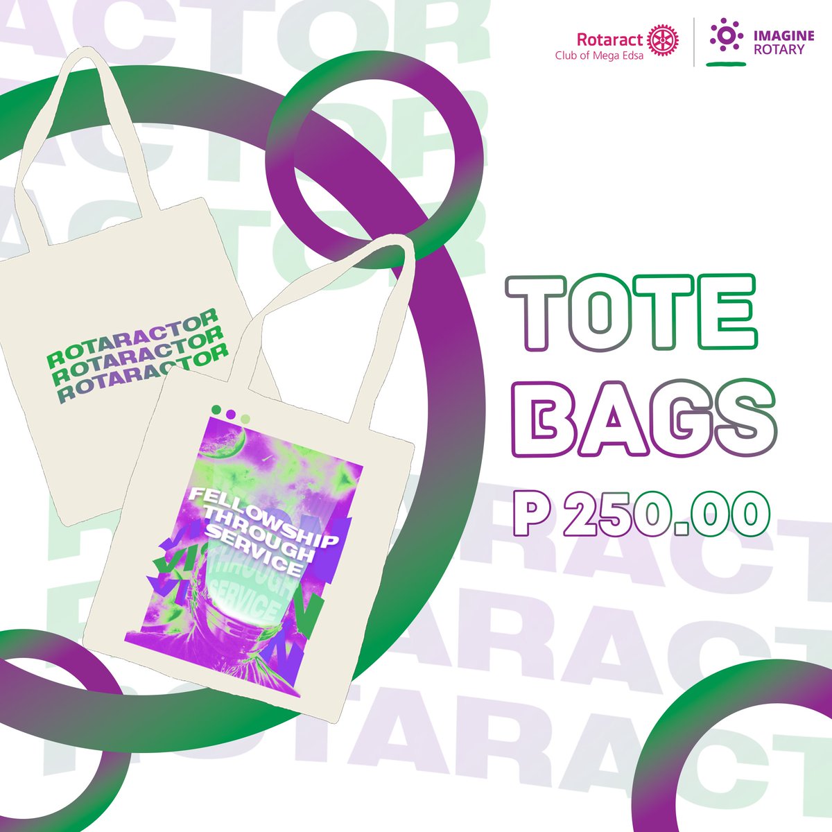 rac_megaedsa's tweet photo. 🚨 We’ve got new designs for you! 🚨

Avail our new and sleek black tote bags for Php250.00. The design also comes in a t-shirt form at Php450.00! These Rotaract shirts are available in sizes S, M, L and XL.

For preorders, please access this link: https://t.co/03WUwBTv9A! 🌸 https://t.co/pH5dw7Xpg7