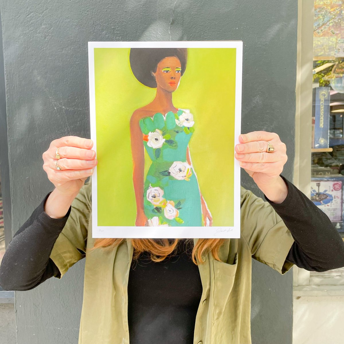 New works by Canadian artist Janet Hill - available in store - with some pieces also shown in our online shop.