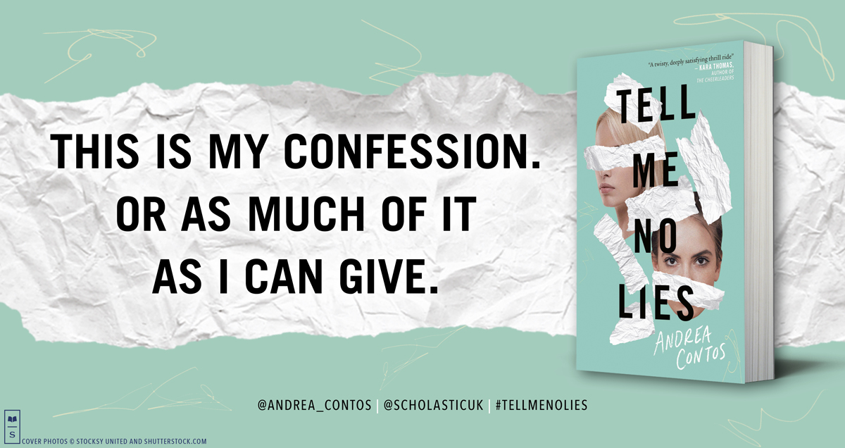 "The worst thing you can do to a man is force him to admit what he's done"

#TellMeNoLies is the powerful new thriller from <a href="/Andrea_Contos/">Andrea Contos</a>, out one week today!