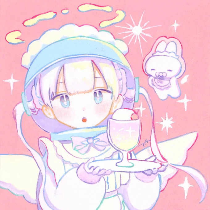 ruruna.#宇宙喫茶ホシかげ #くもらないまち。 