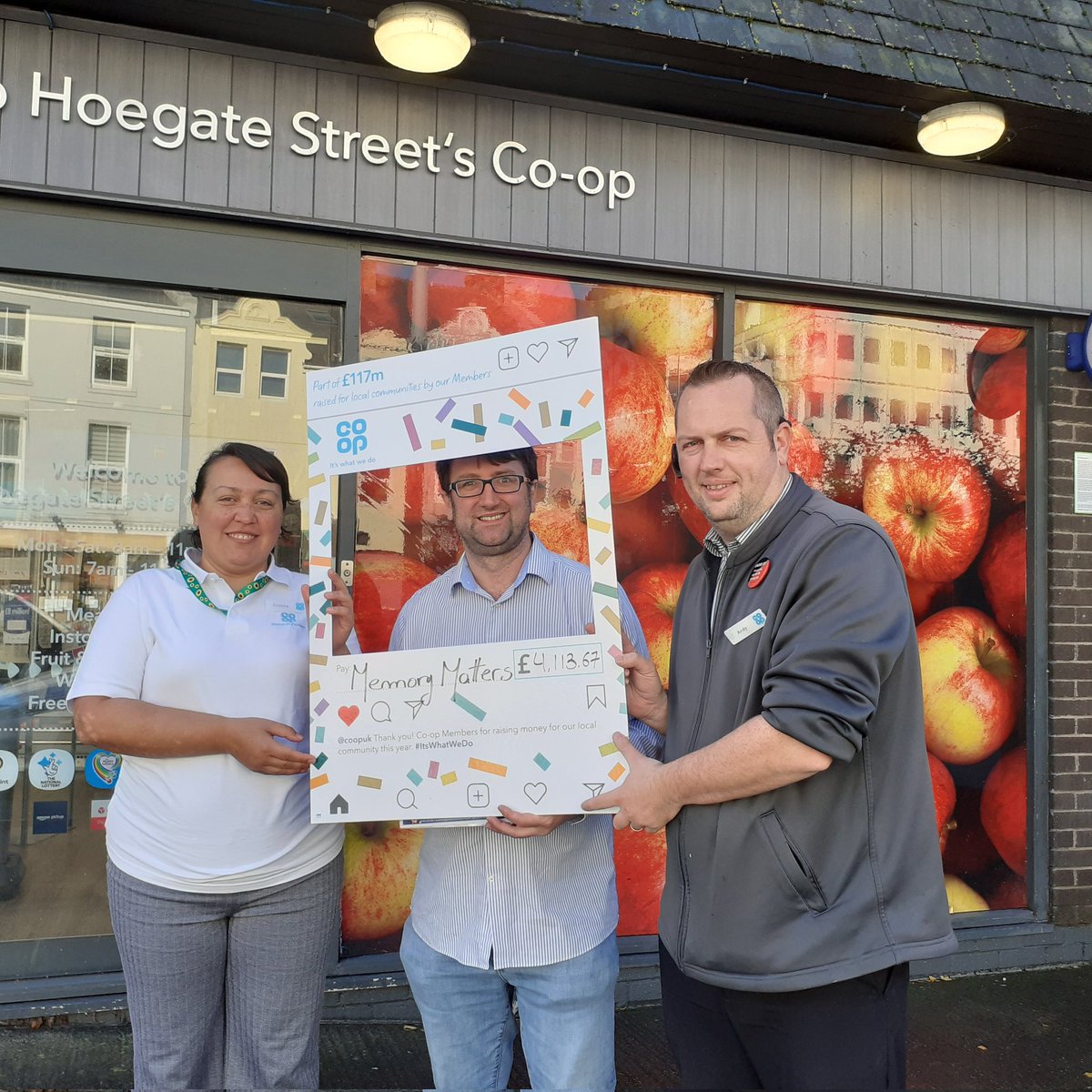cris_silvalopez's tweet photo. Thank you @MomentsPlym for visiting our Hoegate @coopuk store and having us over at your local #Plymouth hub for their payout celebration!
Our members helped raise a whooping £4,113.67!
#ItsWhatWeDo
#SWCoopMP https://t.co/UeRKCj1to1