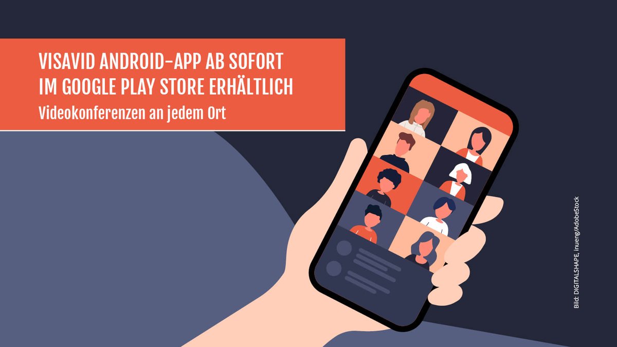 visavid's tweet photo. Screen-Sharing auch am Smartphone oder Tablet? Kein Problem mit der #Visavid Android-App mit sämtlichen Visavid-Funktionen für mobile Nutzer. Für Android ab Version 9 im Google Play Store. 
@ISB_Bayern #ISB_Bayern #twlz #bayernedu #digitalebildung @KM_Bayern https://t.co/JkwFy61Y6Y